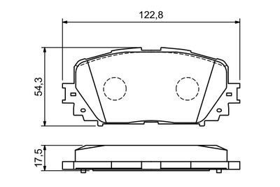 Brake Pad Set, disc brake 0 986 494 196