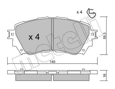 SET PLACUTE FRANA FRANA DISC