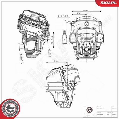 окачване, двигател ESEN SKV 75SKV418