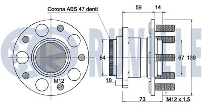 SET RULMENT ROATA RUVILLE 221692 1