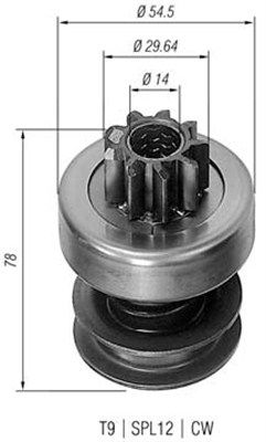 MAGNETI MARELLI Krumpliaratis, starteris