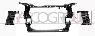 Облицовка передка PRASCO AD8243220 для AUDI Q5