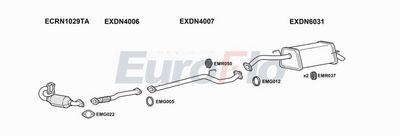 Układ wydechowy EUROFLO DNMIC15D1001A00
