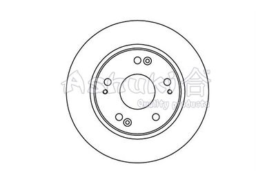 ASHUKI by Palidium 0993-8304 Тормозные диски  для HONDA CR-Z (Хонда Кр-з)