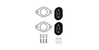 Монтажный комплект, катализатор HJS 82 45 7860 для MITSUBISHI GALANT