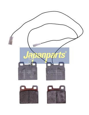 JAPANPARTS Stabdžių trinkelių rinkinys, diskinis stabdys