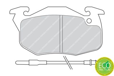 SET PLACUTE FRANA FRANA DISC FERODO FDB393 1