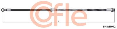 Тормозной шланг COFLE 92.BH.MT042 для MITSUBISHI OUTLANDER