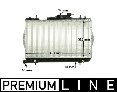 Radiateur - CR1280000P - MAHLE