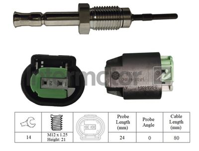 Sensor, exhaust gas temperature Intermotor 27008