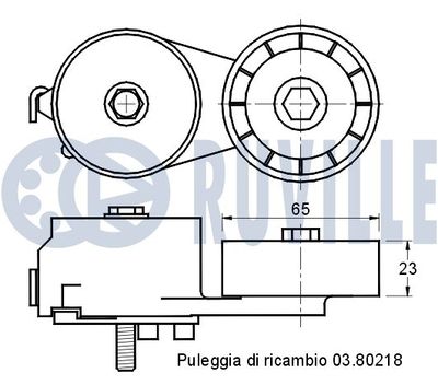 RIEMENSPANNER KEILRIPPENRIEMEN RUVILLE 541069 1