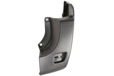 Bumper hoek Achter Rechts (zwart) past: RENAULT MASTER III 02.10-05.24