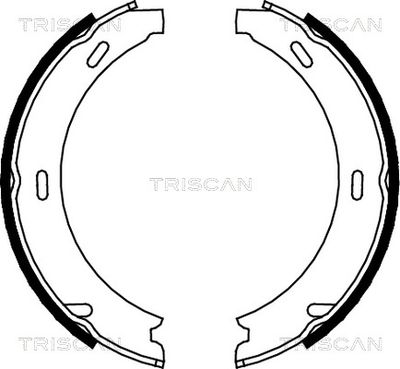 Комплект тормозных колодок TRISCAN 8100 23412 для MERCEDES-BENZ B-CLASS