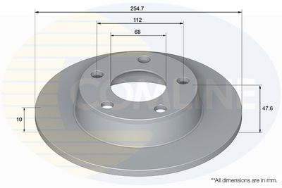 Brzdový kotouč COMLINE ADC4017