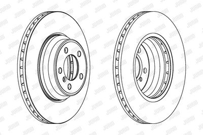 BREMSSCHEIBE JURID 562401JC 1
