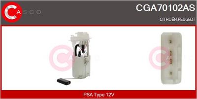 Palivová přívodní jednotka CASCO CGA70102AS