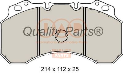 Комплект тормозных колодок, дисковый тормоз IAP QUALITY PARTS 704-13151 для RENAULT 30