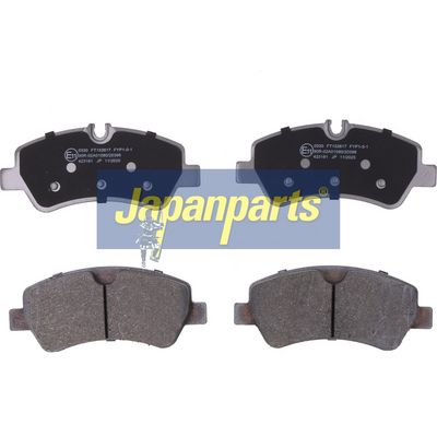 JAPANPARTS Stabdžių trinkelių rinkinys, diskinis stabdys