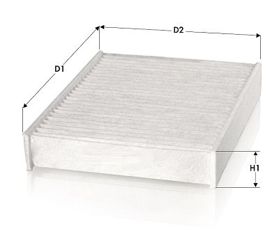 Filtr, vzduch v interiéru TECNECO FILTERS CK1298