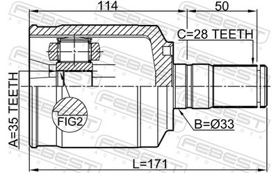 Joint Kit, drive shaft 1211-CMATLH