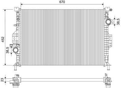 RADIATOR RACIRE MOTOR