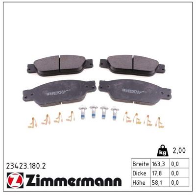 Vorschau Bremsbelagsatz, Scheibenbremse