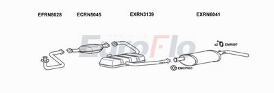 Układ wydechowy EUROFLO RNMAS227001