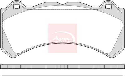 APEC Brake Pad Set, disc brake PAD2377