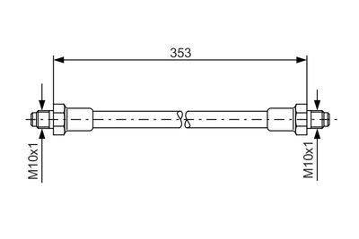 BOSCH Bremsschlauch
