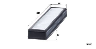 Filtru, aer habitaclu MANN-FILTER CUD 35 006
