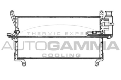 Конденсатор, кондиционер AUTOGAMMA 101741 для LANCIA Y