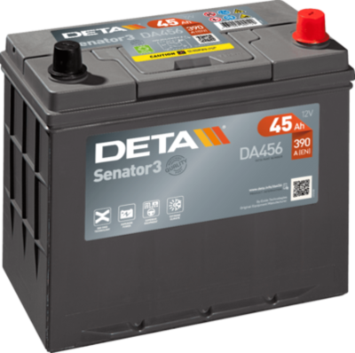 Стартерная аккумуляторная батарея DETA DA456 для KIA AVELLA