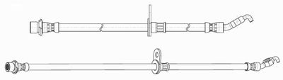 Тормозной шланг CEF 514760 для TOYOTA VENZA