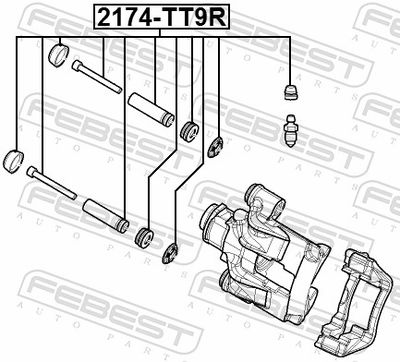 Guide Sleeve Kit, brake caliper 2174-TT9R