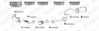 ABGASANLAGE VENEPORTE 500360