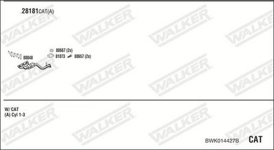 Изпускателна система WALKER BWK014427B