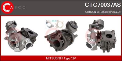 COMPRESOR SISTEM DE SUPRAALIMENTARE CASCO CTC70037AS