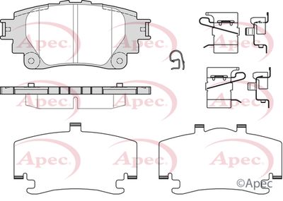 Brake Pad Set APEC PAD2464