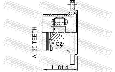 SET ARTICULATIE PLANETARA FEBEST 3211ESCIV 1