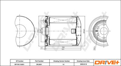 Olejový filtr Dr!ve+ DP1110.11.0031