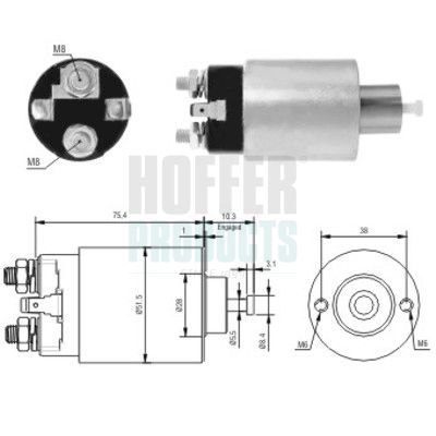 SOLENOID ELECTROMOTOR