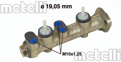 Главный тормозной цилиндр METELLI 05-0054 для SEAT 124