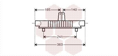 RADIATOR ULEI ULEI MOTOR VAN WEZEL 40003284