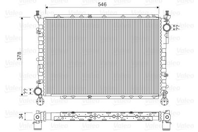VALEO 731559 Крышка радиатора  для ALFA ROMEO 145 (Альфа-ромео 145)