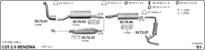 Układ wydechowy IMASAF 514000092