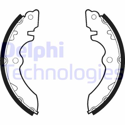Комплект тормозных колодок DELPHI LS1336 для SUZUKI ALTO