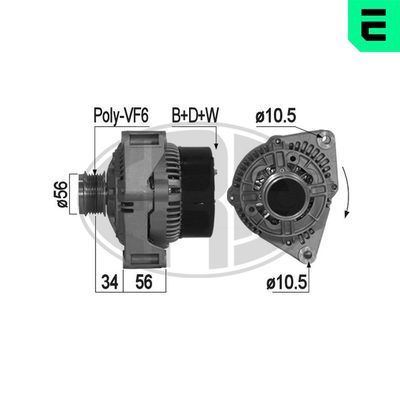 GENERATOR / ALTERNATOR ERA 209040A