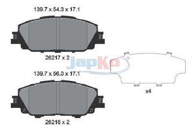 SET PLACUTE FRANA FRANA DISC JAPKO 502030 1