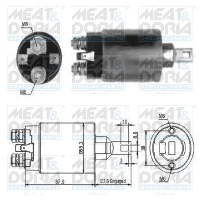 Solenoid Switch, starter 46024