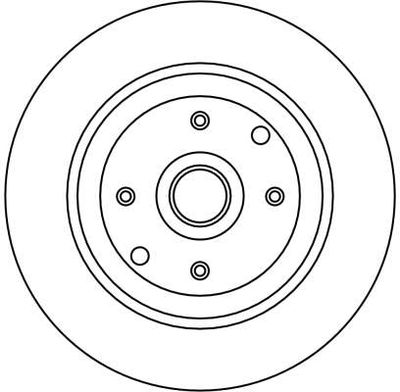 BREMSSCHEIBE TRW DF1621 1